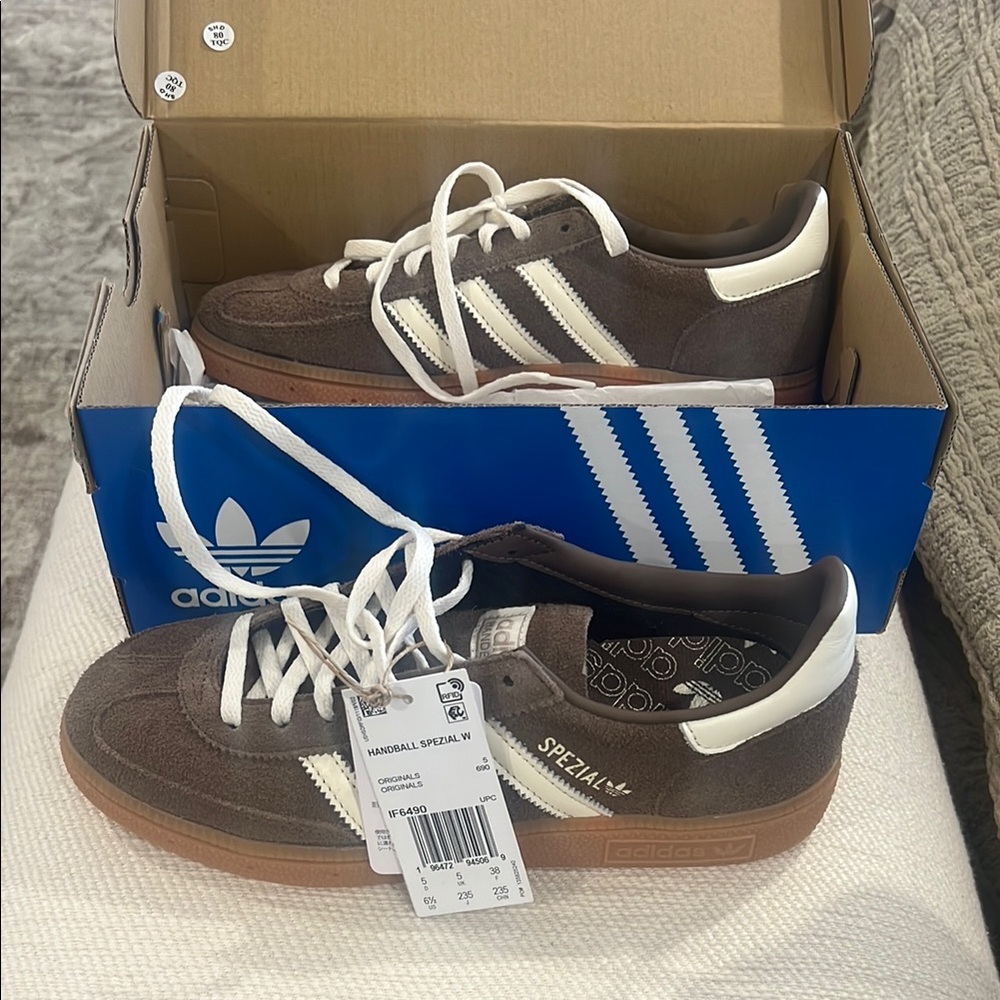 Adidas Brown Spezial Sneakers